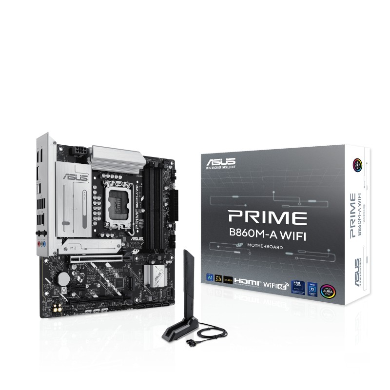 Asus Płyta główna PRIME B860M-A WIFI s1851 XDDR5 USBC mATX