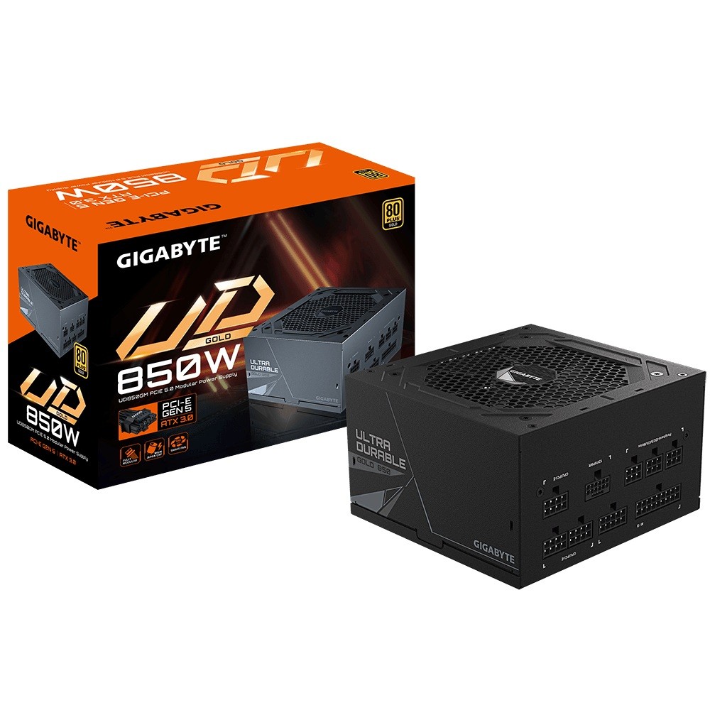 Gigabyte Zasilacz UD850GM PG5 850W 80PLUS GOLD PFC ATX