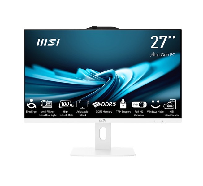 MSI Komputer All-in-One PRO AP272P 14M-639EU W11P/ICi5-14400/16GB/512SSD/UMA/27 cali