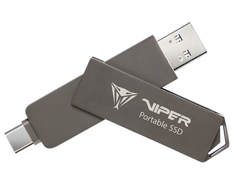 Patriot Dysk zewnętrzny SSD 512GB PVP30 Duo Compact 1000/1000 MB/s USB 3.2 USB-C