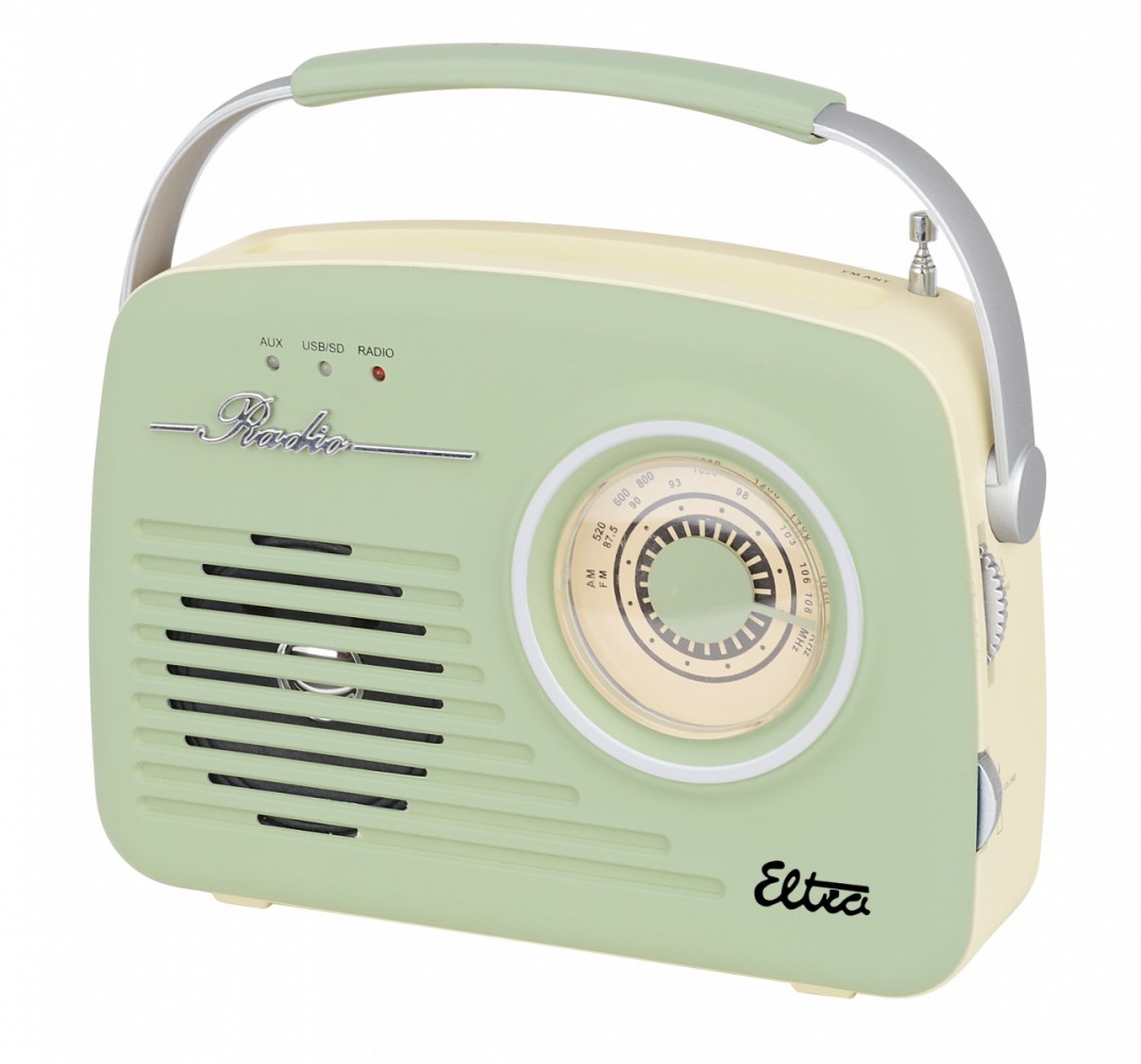 Eltra Radio LUIZA RETRO SP-11 MP3 USB SD Mięta