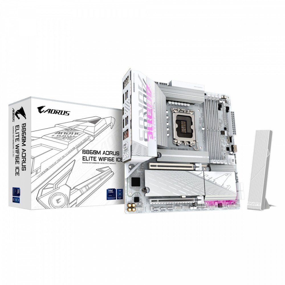 Gigabyte Płyta główna B860M A ELT WIFI6E ICE