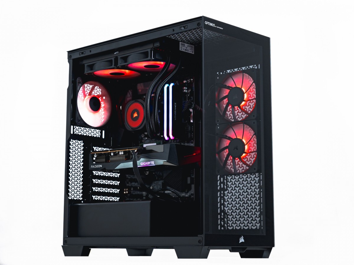 OPTIMUS Komputer E-Sport GA550T-CR5 Ryzen 7 5800X/16GB/1TB/RX 7600 GAMING OC 8G/W