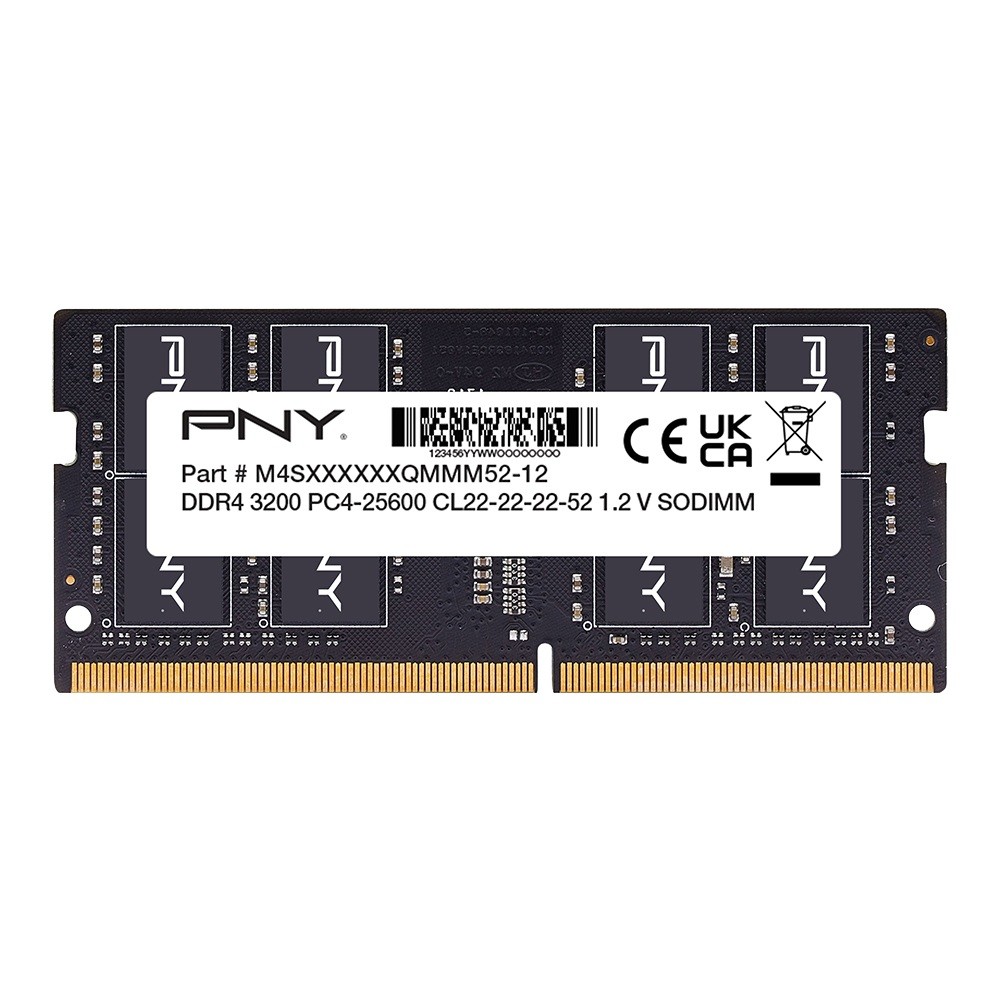 PNY Pamięć notebookowa 16GB DDR4 SODIMM 3200 MN16GSD43200-TB