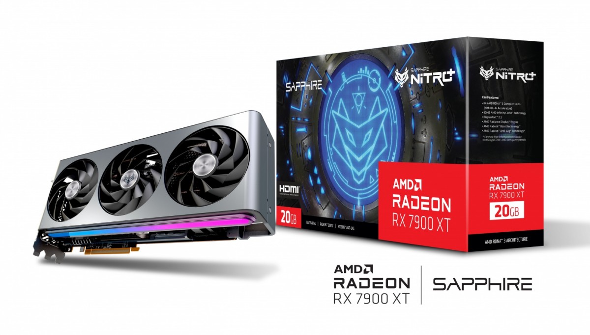 Sapphire Technology Karta graficzna Radeon RX 7900 XT NITRO+ Vapor-X 20GB GDDR6 320bit 2DP/2HDMI