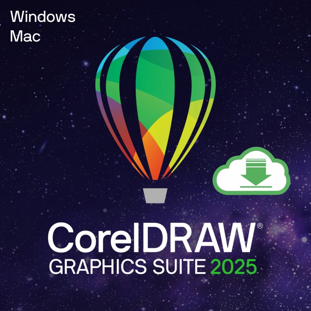 Corel Oprogramowanie CorelDRAW Graphics Suite 2025 BOX WIN/MAC CDGS2025MLMBEU