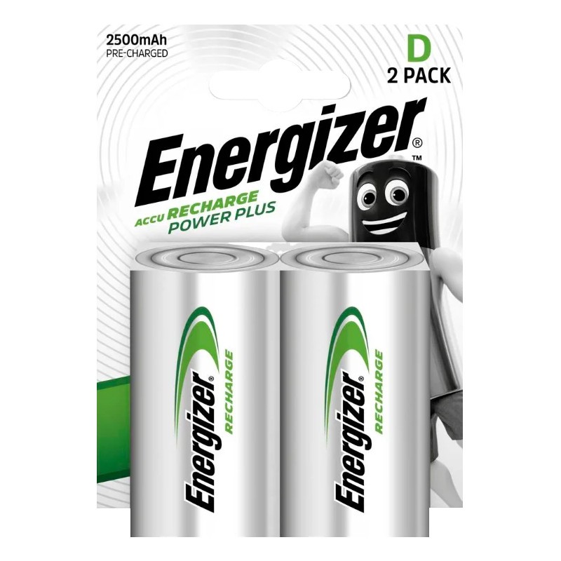 Energizer Akumulator Precharged D Power Plus 2500 mAh 2 szt. Blister