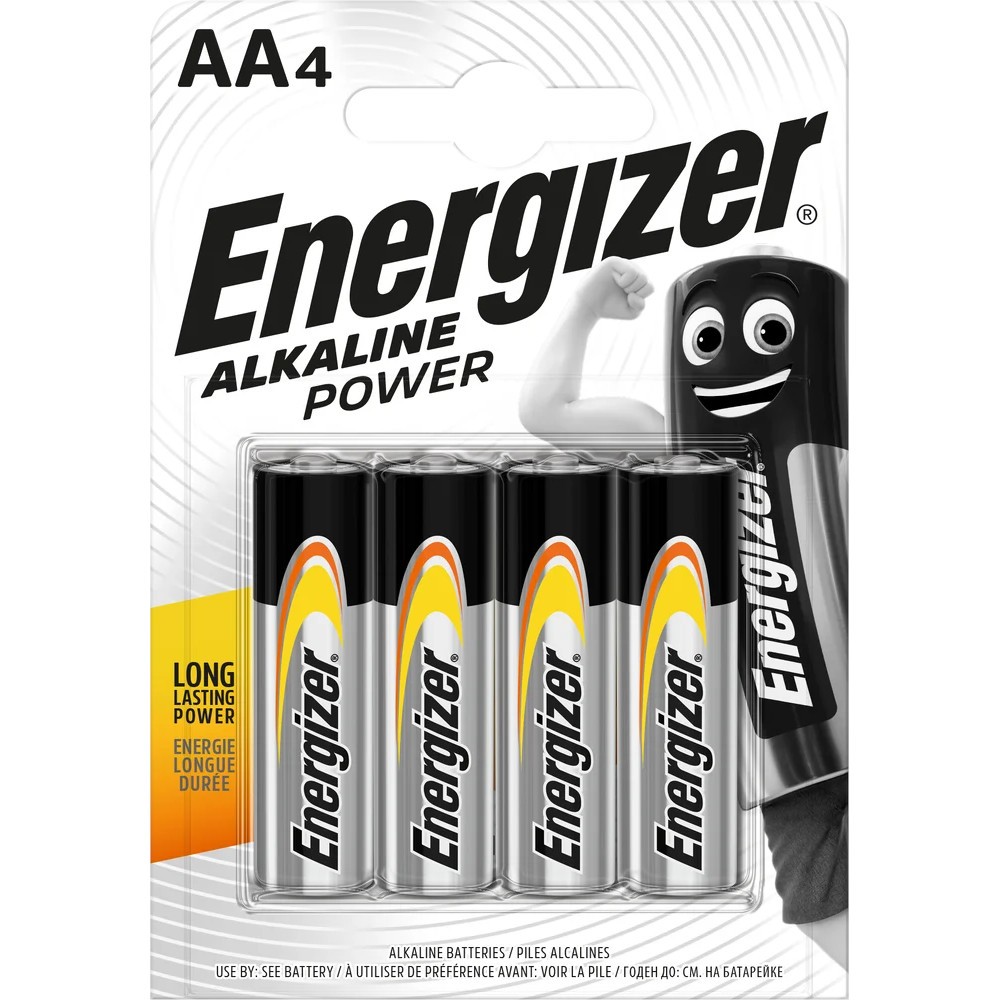 Energizer Bateria Alkaline Power Alkaliczna AA LR6 E91 4 szt. blister