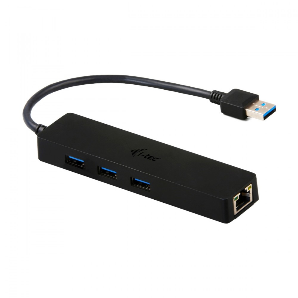 i-tec USB 3.0 Slim HUB 3 Port + Gigabit Ethernet 10/100/1000