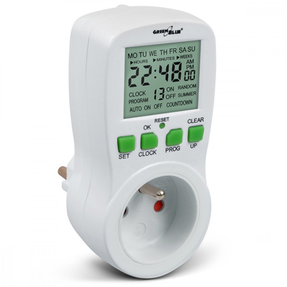 Фото - Патч-корд GreenBlue Timer cyfrowy GB107  16 programów QUGEEMETIMGB107 