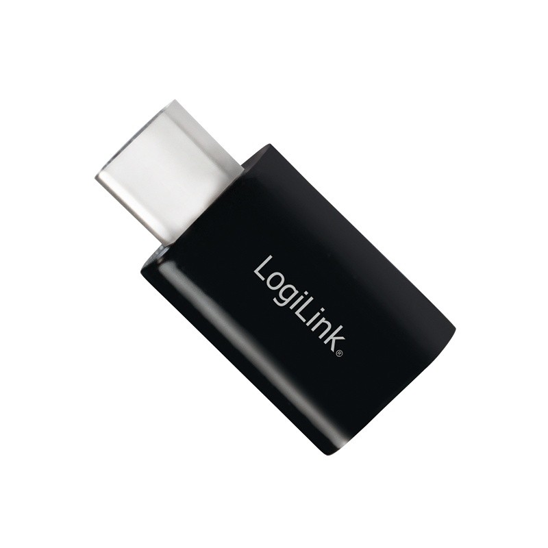 Zdjęcia - Karta sieciowa LogiLink Adapter USB-C Bluetooth v4.0, czarny NULLIBT1EBT0048 