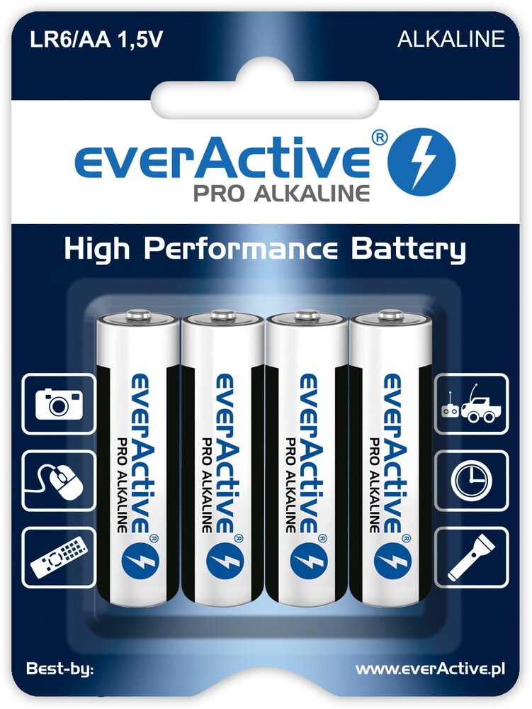 everActive Baterie paluszki LR6/AA blister 4 szt.