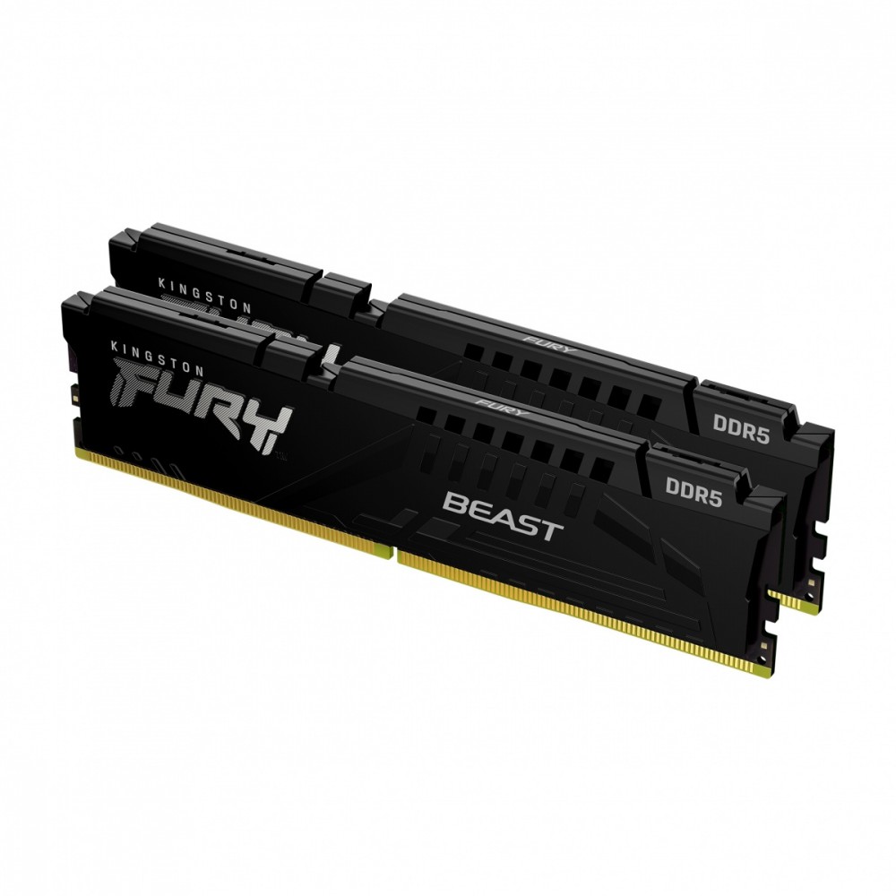 Kingston Pamięć DDR5 Fury Beast Black 32GB(2*16GB)/6000 CL40