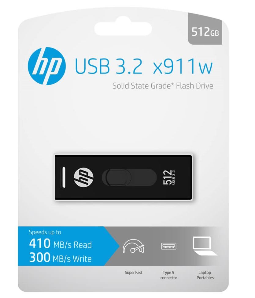 HP Pendrive 512GB HP USB 3.2 USB HPFD911W-512