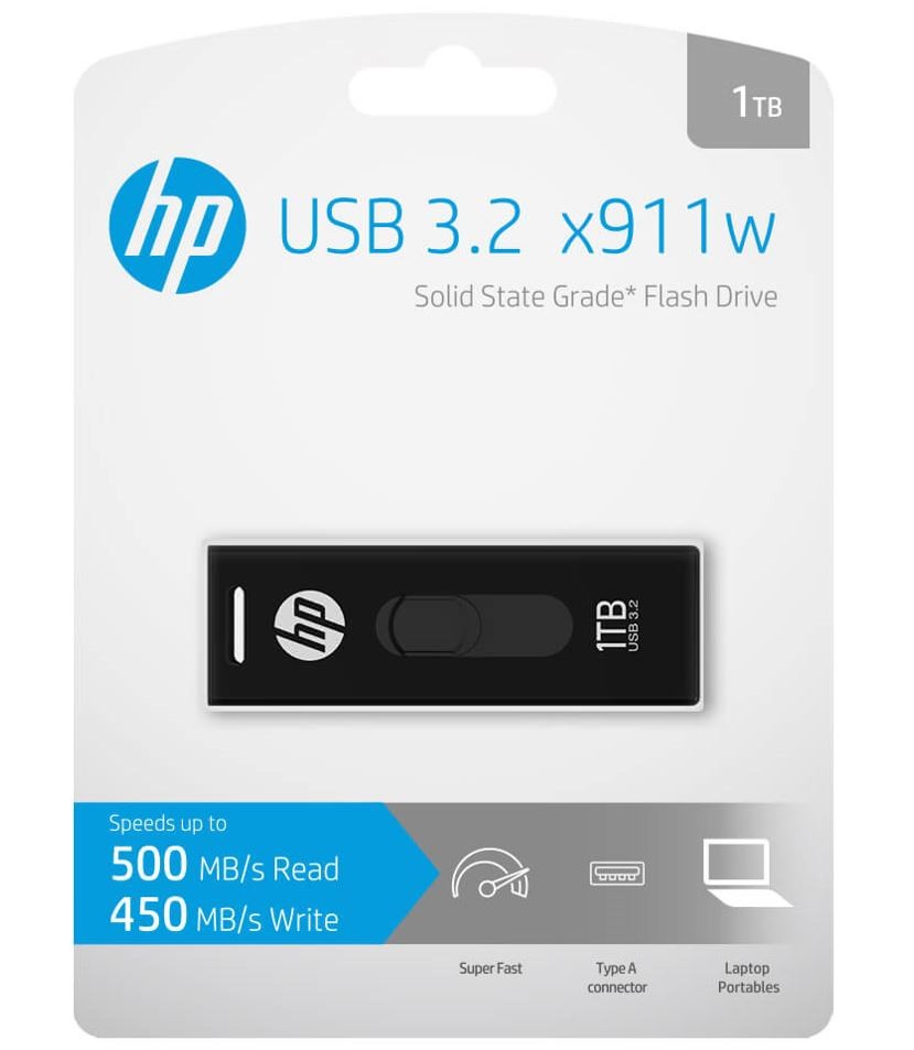 HP Pendrive 1TB HP USB 3.2 USB HPFD911W-1TB