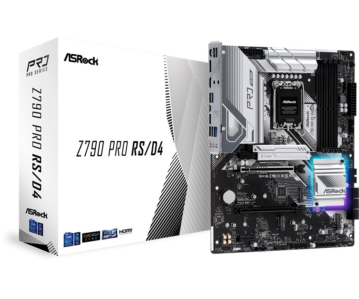 ASRock Płyta główna Z790 PRO RS/D4 s1700 4DDR4 HDMI M.2 ATX